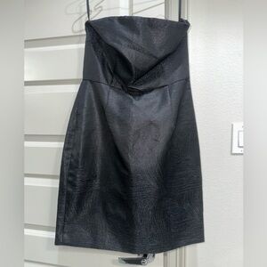 Banana Republic Strapless Dress Black Size 10 NWT Banana Republic Monogram LBD